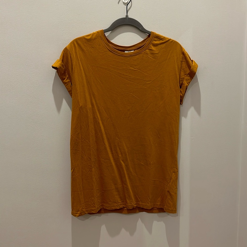 NWOT Yellow Top/T-shirt Dress
